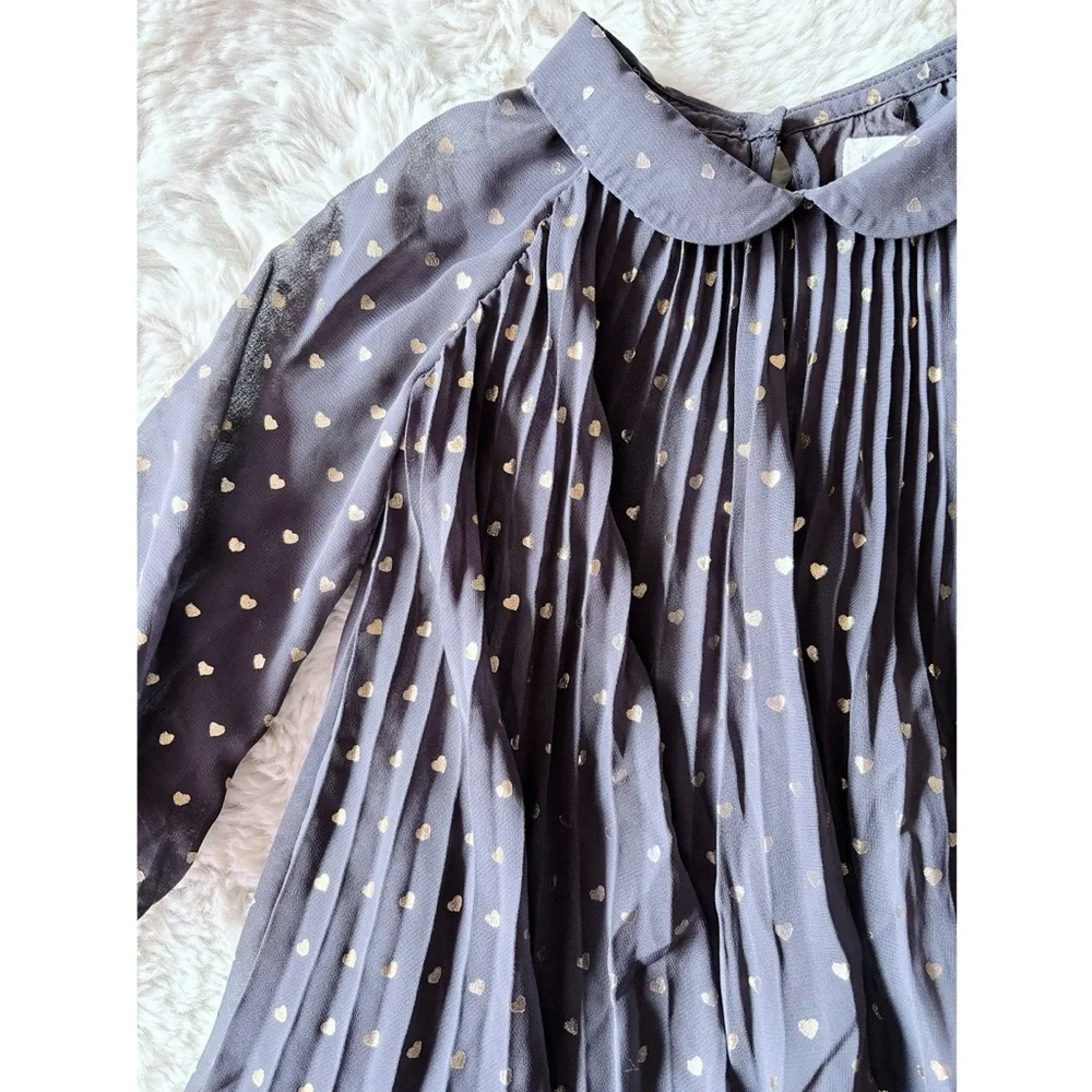 Moving Sale! EUC baby GAP 🩶 Foil Heart Dress Lined 18-24 Months